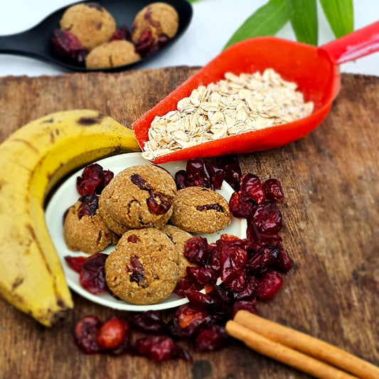 Banana-Berry Cookies | Healthy Oats & Cranberry cookies for Kids & Adults (80g)