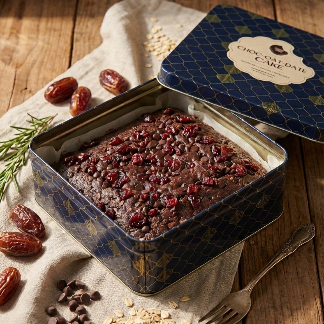 Choc-Oat-Date Cake
