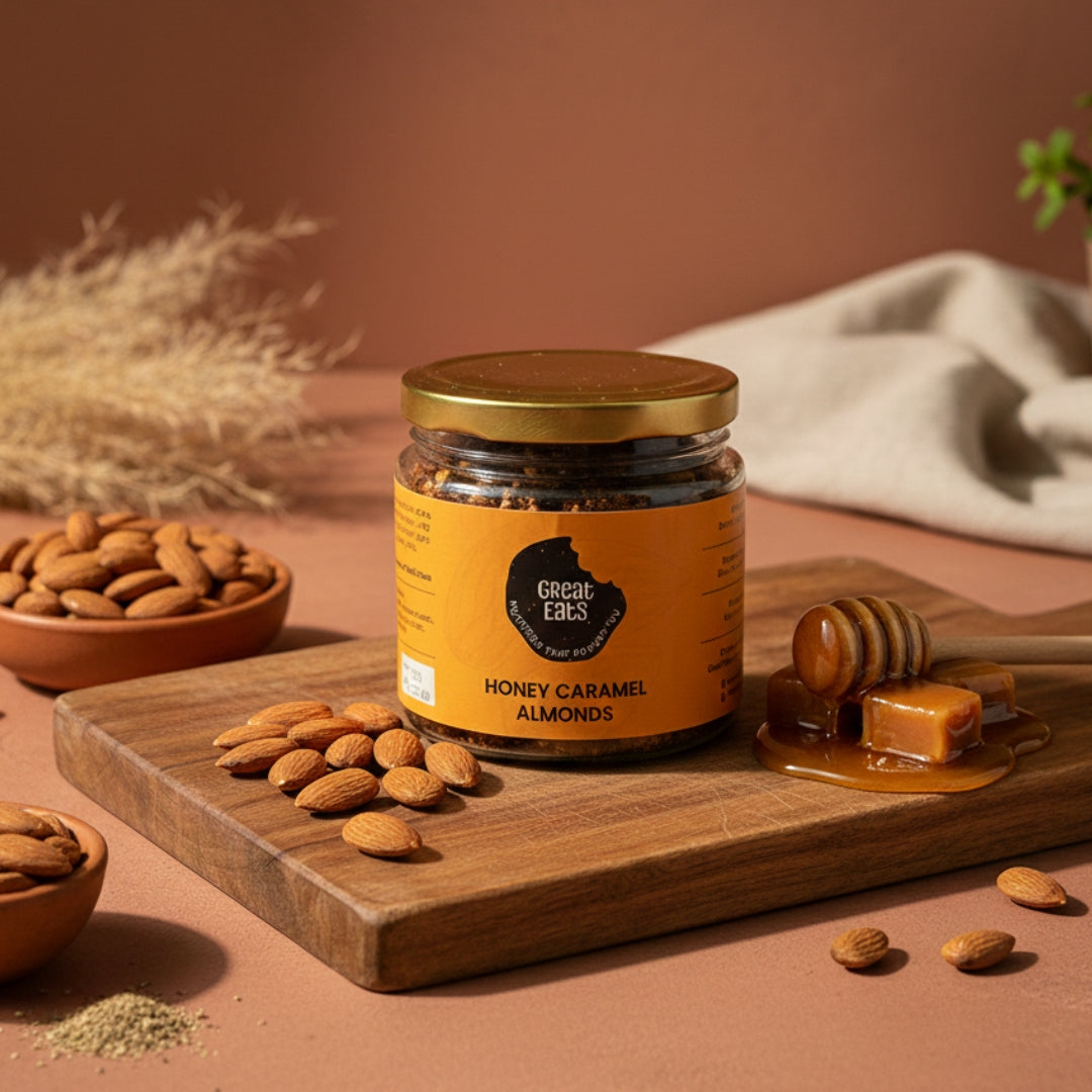 Honey Caramel Almonds