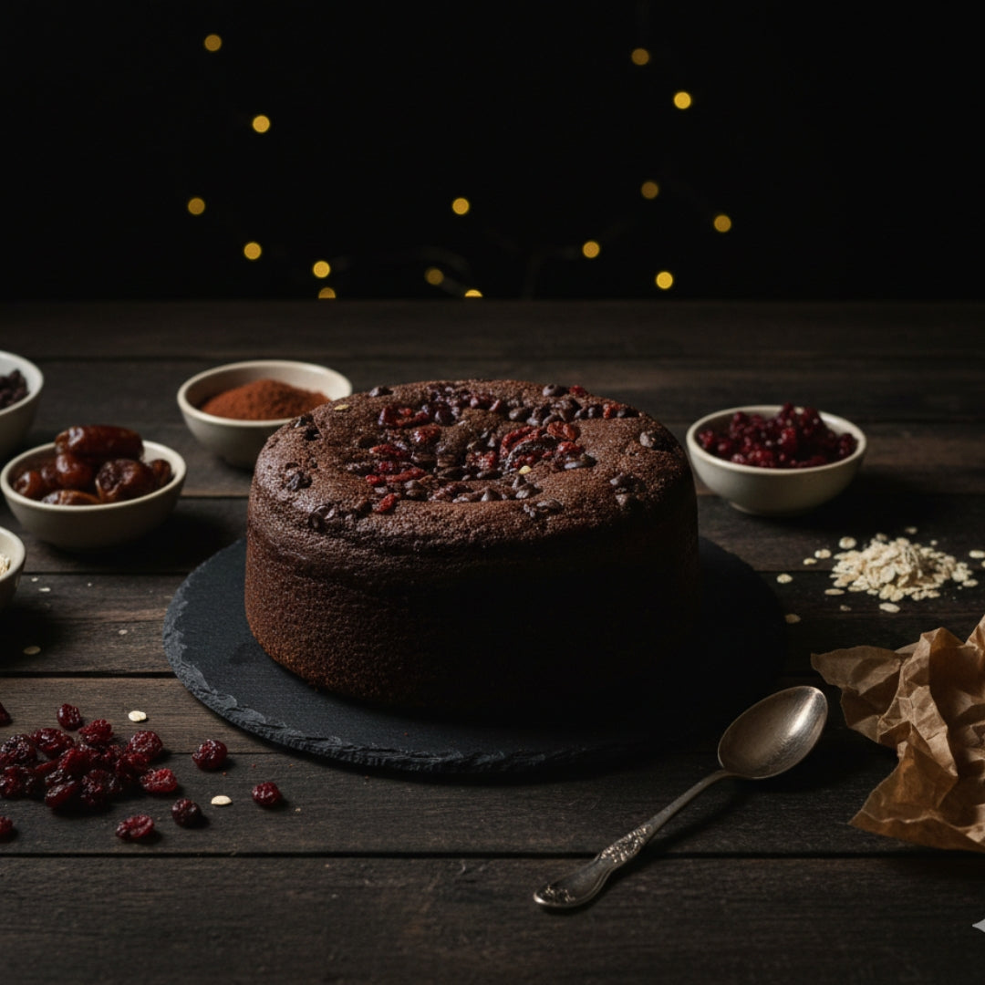 Choc-Oat-Date Cake