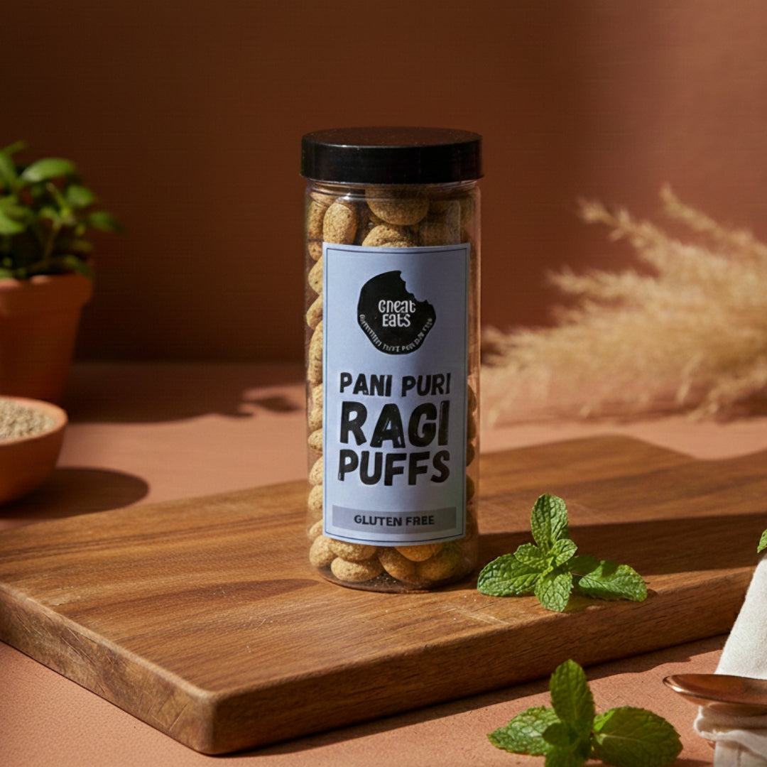 Pani Puri Ragi Puffs (65g)