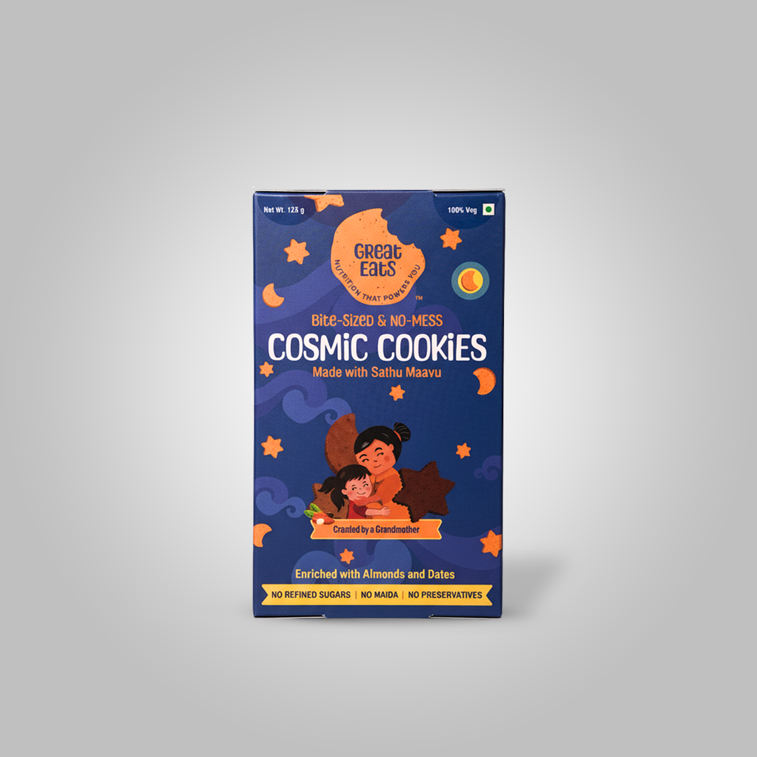 Cosmic Cookies - Healthy Sathumaavu Cookies for Toddlers (125g)